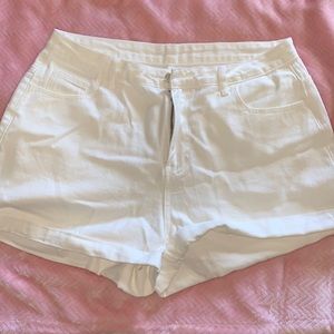 White shorts